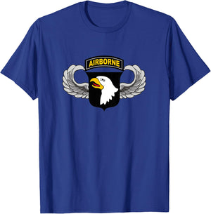 Kids 101st Airborne Division Wings for Boys, Girls, Son, Daughter T-Shirt - T-Shirt | Royal