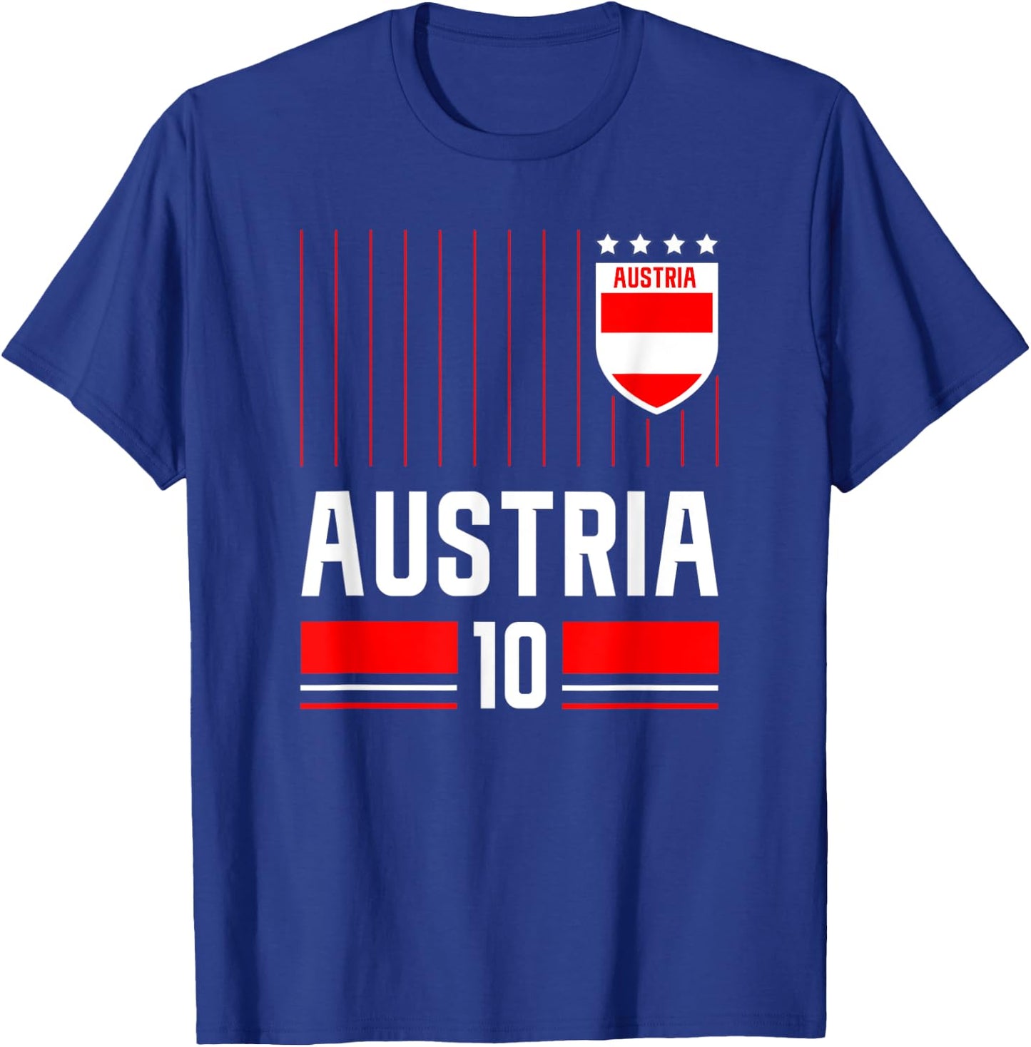 Austria Soccer Jersey 2020-2021 T-Shirt - T-Shirt | Royal