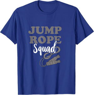 Jump Rope Squad Rope Skipping Team Cardio Gang Workout Crew T-Shirt - T-Shirt | Royal
