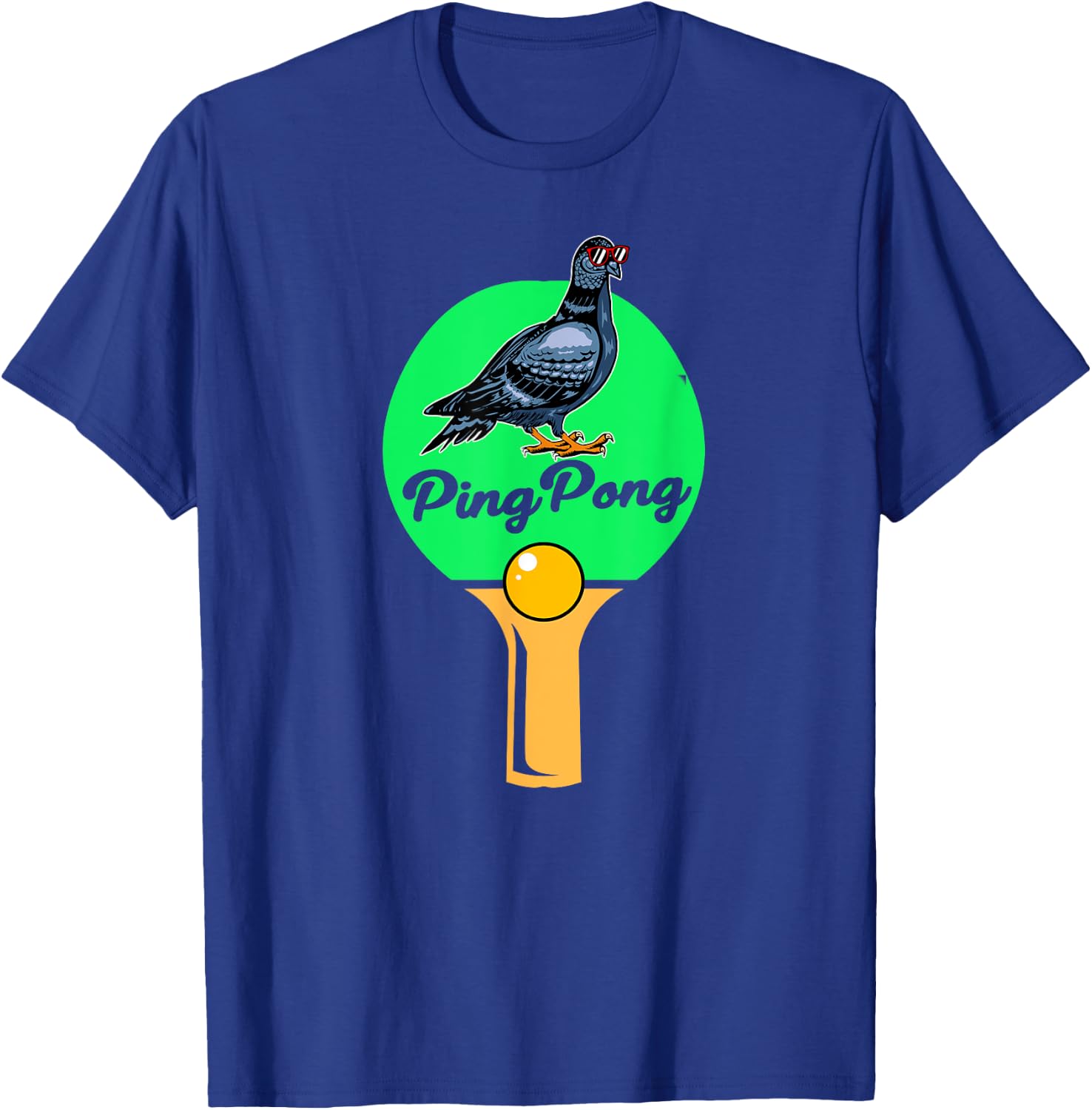 Pigeon Ping Pong T-Shirt - T-Shirt | Royal