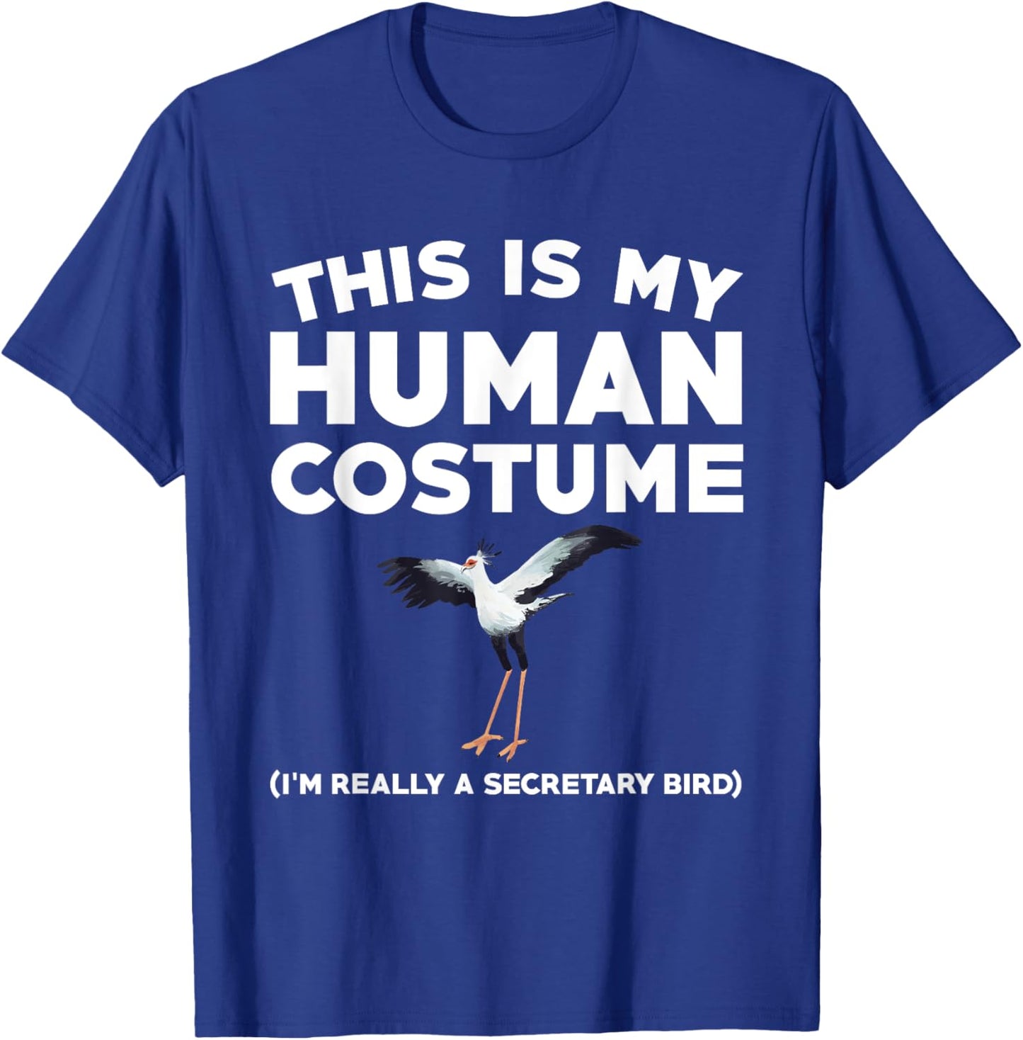Funny Secretary Bird Watching Saying Birding Lover T-Shirt - T-Shirt | Royal