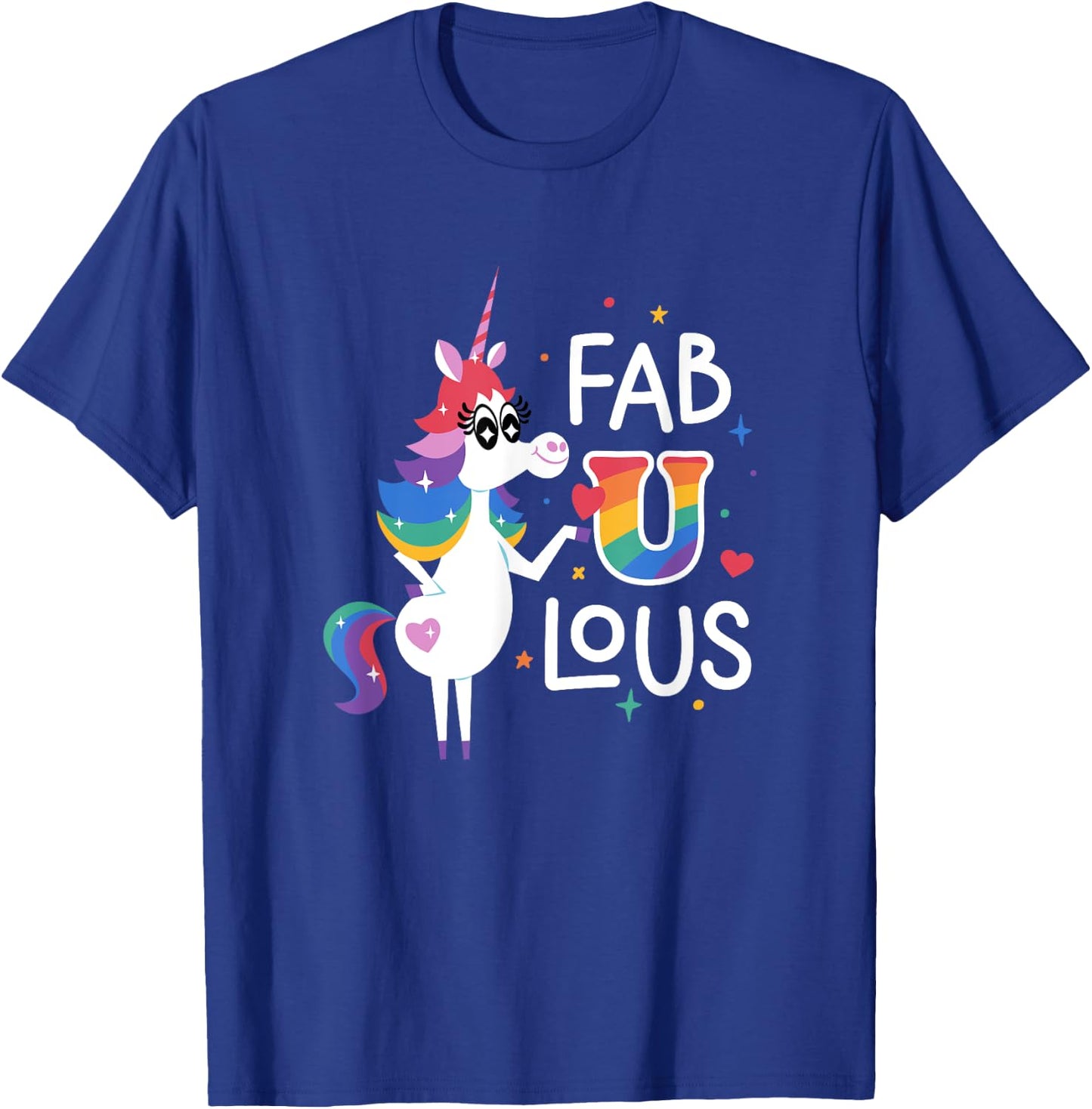 Disney Pixar Inside Out Rainbow Unicorn Fabulous T-Shirt - T-Shirt | Royal
