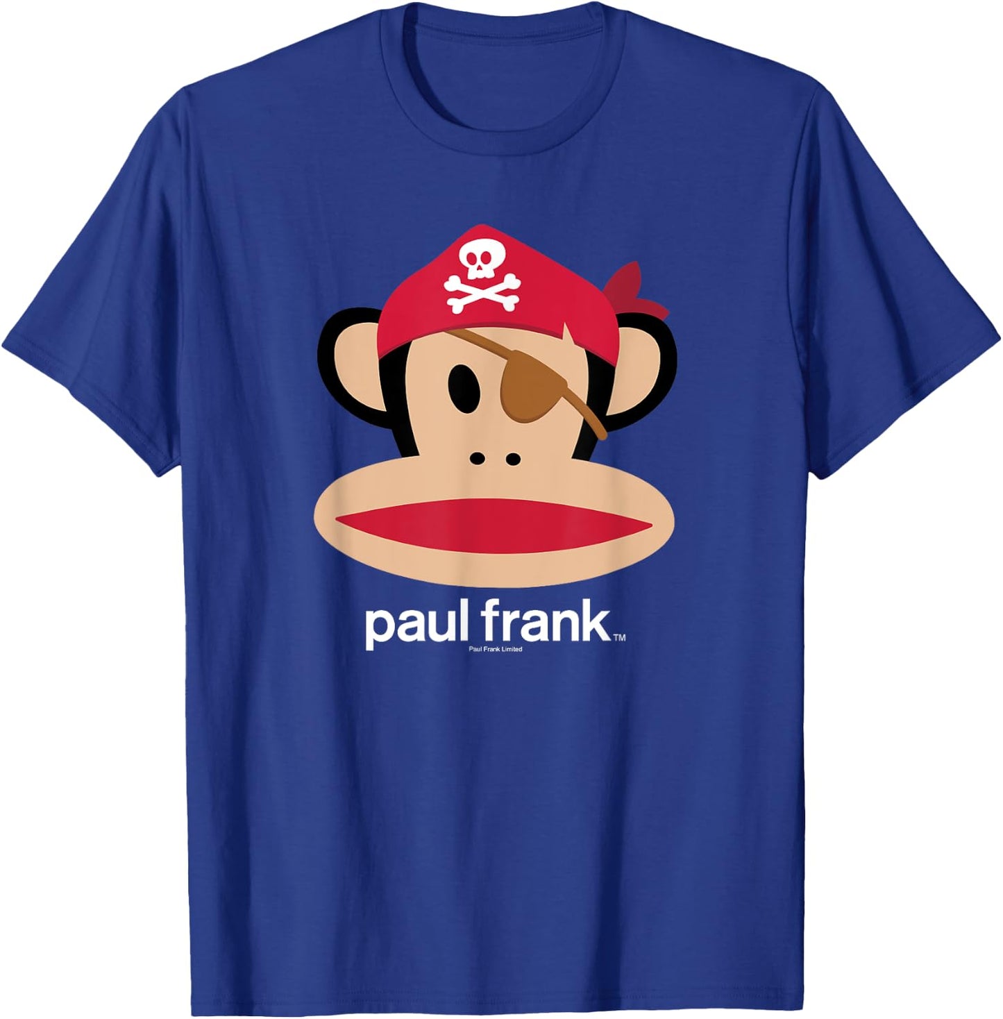Paul Frank Halloween Julius Pirate Monkey Logo T-Shirt - T-Shirt | Royal