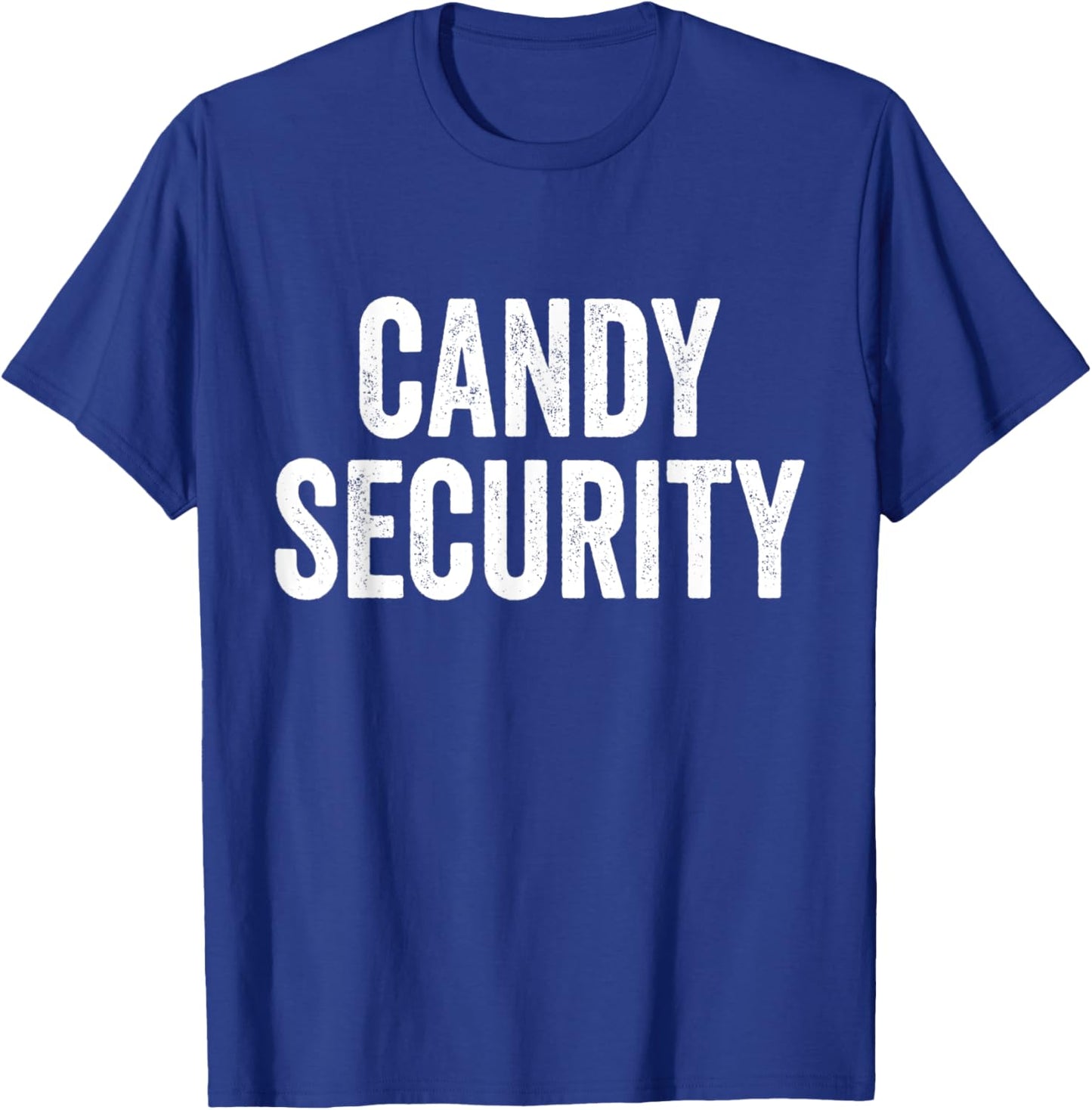 Dad Mom Candy Security Shirts, Men Women Halloween Parents T-Shirt - T-Shirt | Royal