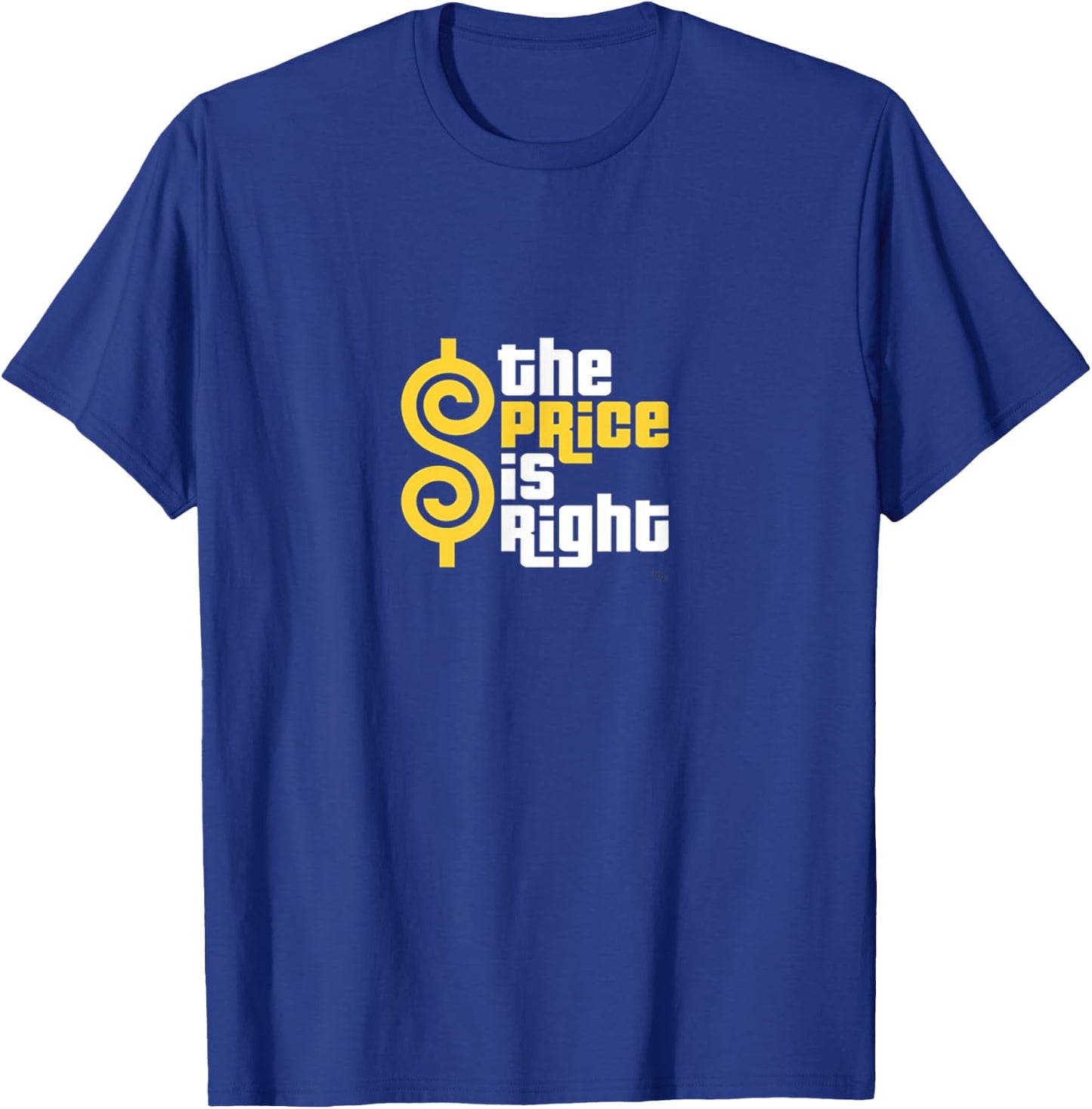 The Price is Right Yellow and White Logo T-Shirt - T-Shirt | Royal