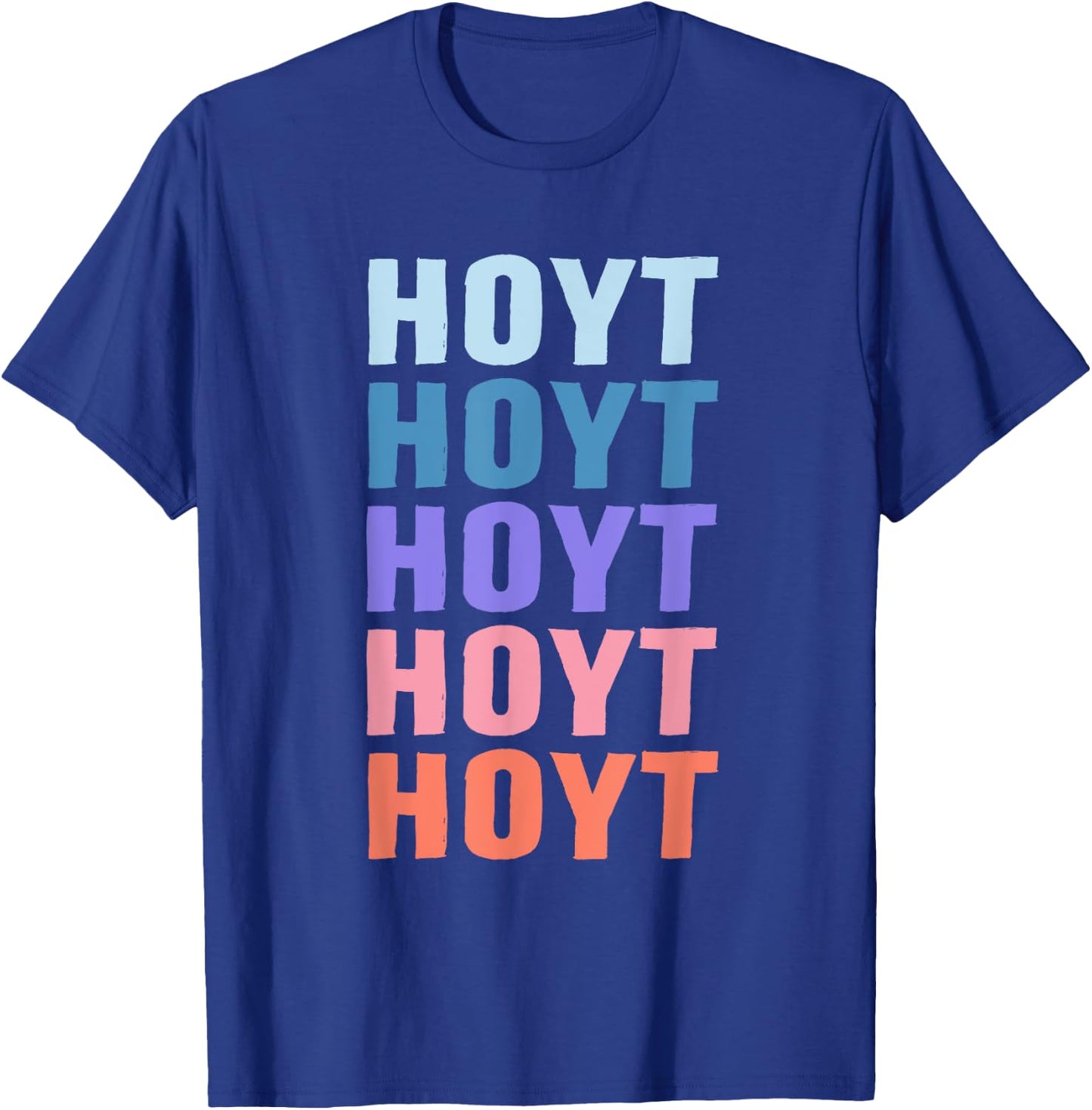 Funny Gift Name Hoyt Personalized First Name T-Shirt - T-Shirt | Royal