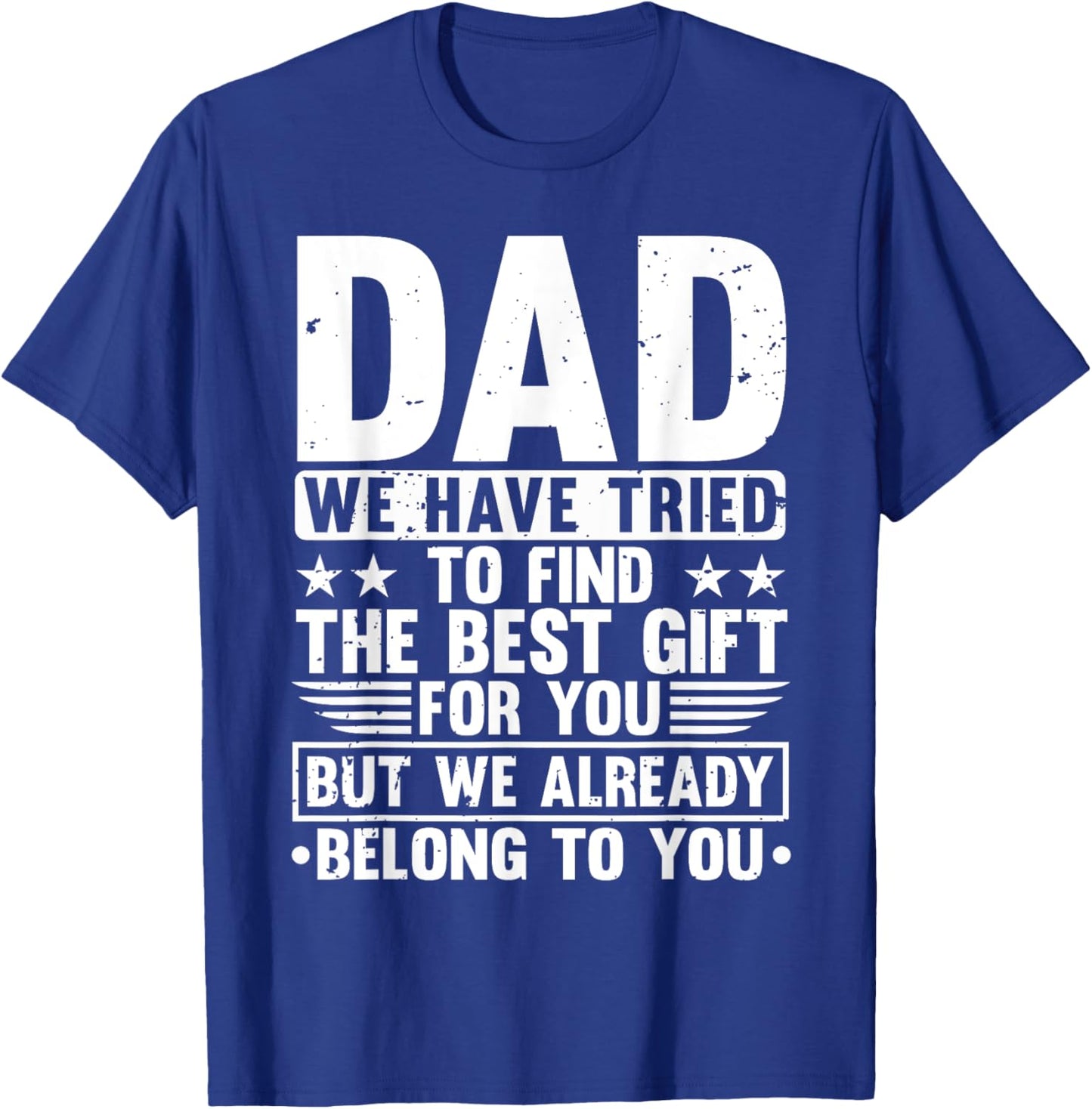 Cool Dad Art For Father Dad Stepfather From Son Daughter T-Shirt - T-Shirt | Royal
