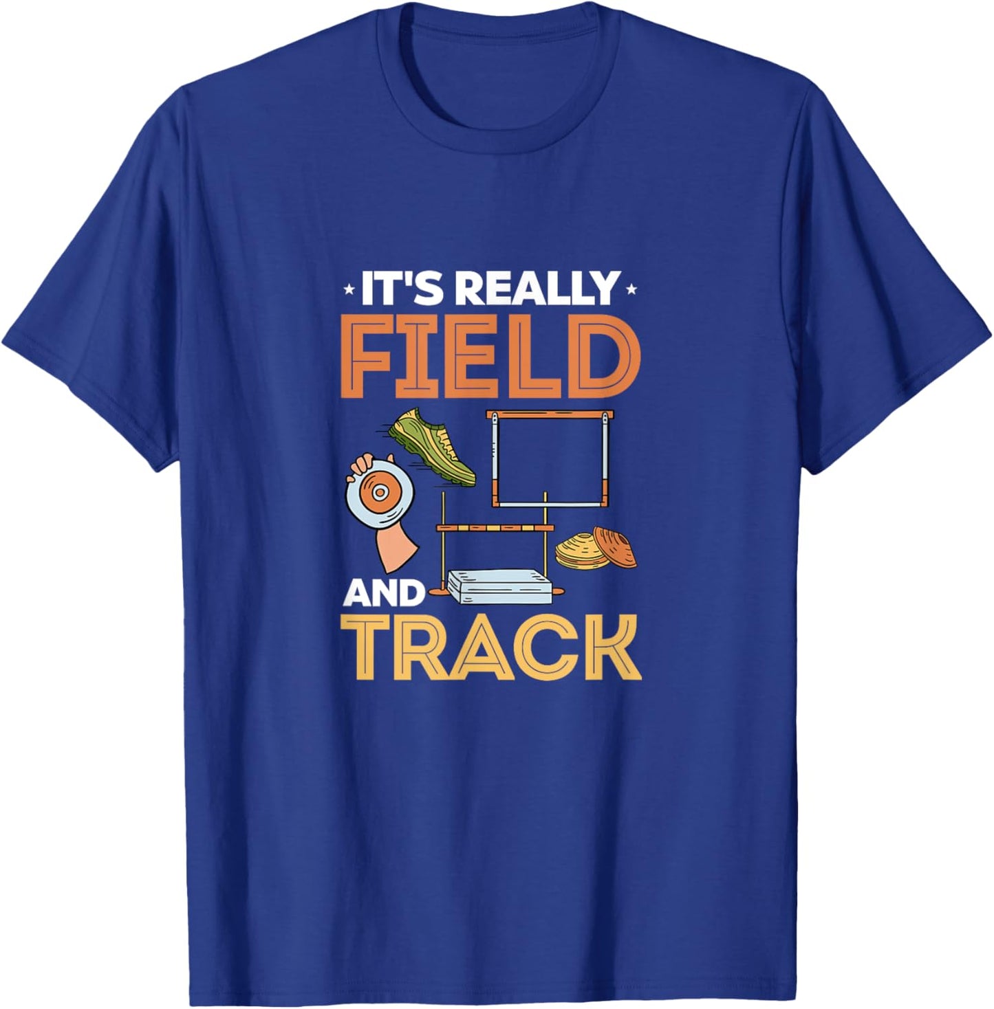 Track And Field Running - Expert Runner Field And Track T-Shirt - T-Shirt | Royal
