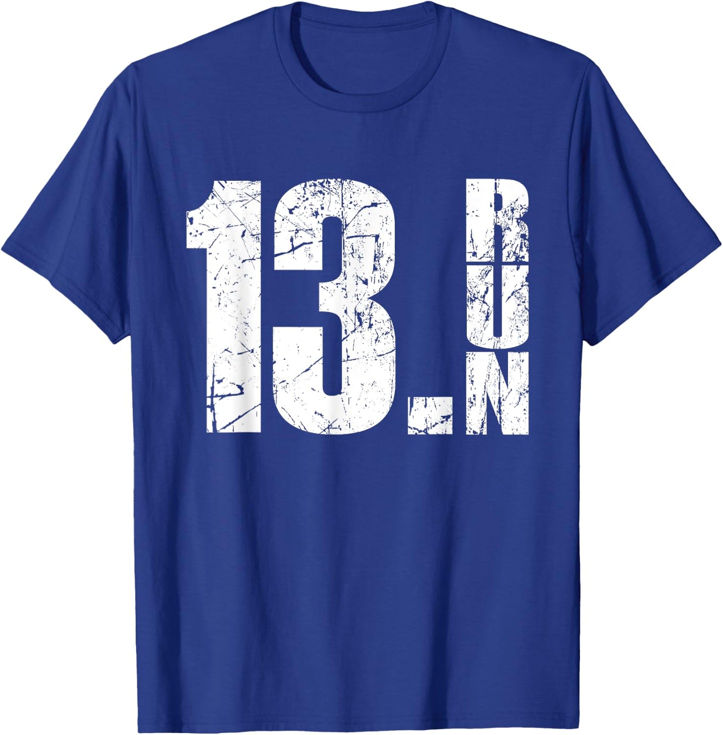 13.1 Half Marathon Running Marathon Runner T-Shirt - T-Shirt | Royal