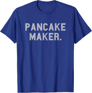 Pancake Maker. Football School Pride Gag Funny Fan Gray T-Shirt - T-Shirt | Royal