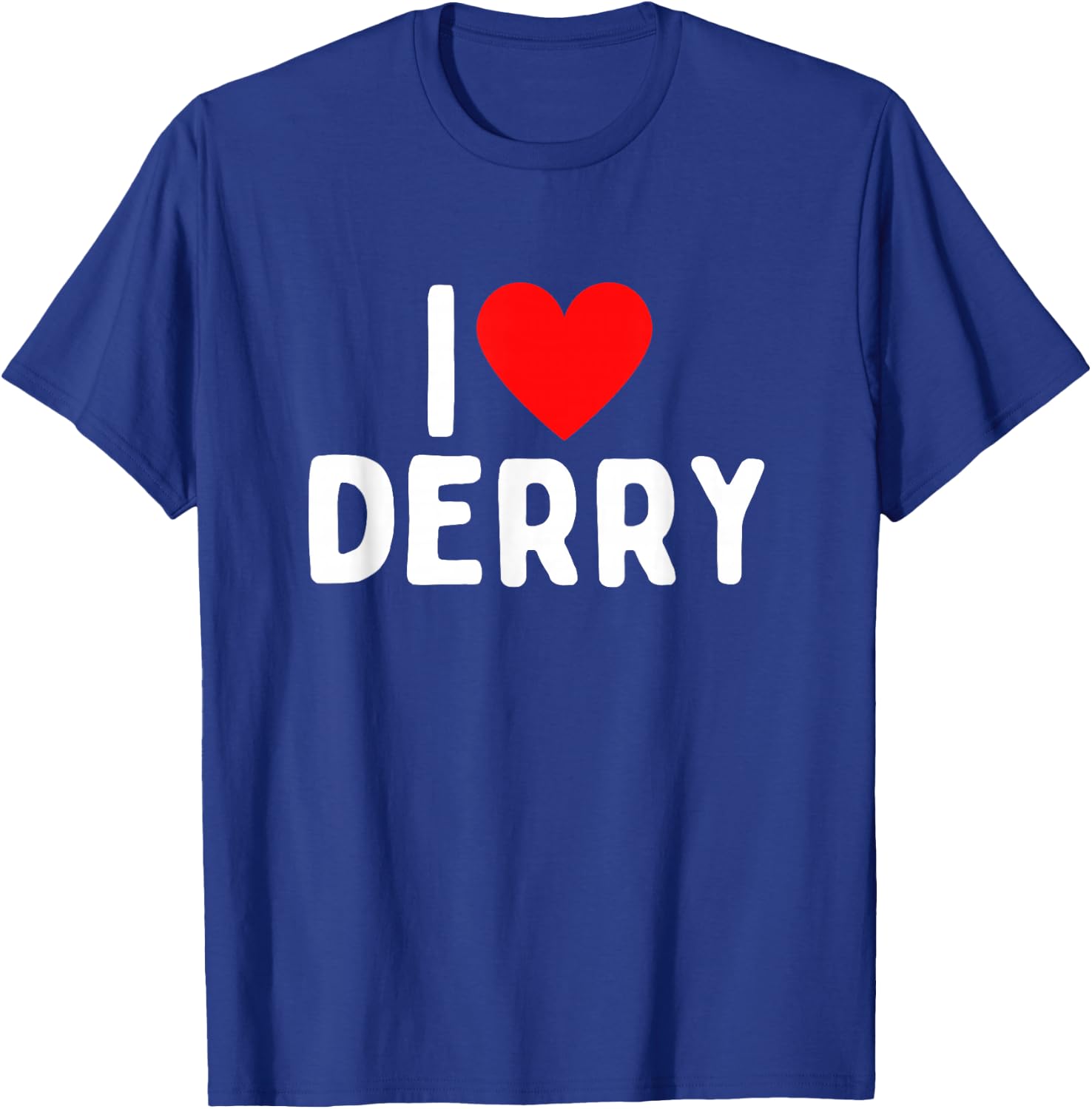 I Love Derry T-Shirt - T-Shirt | Royal