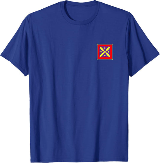 Derafsh Kaviani, lotus flower, Iranian history, flag, badge T-Shirt - T-Shirt | Royal