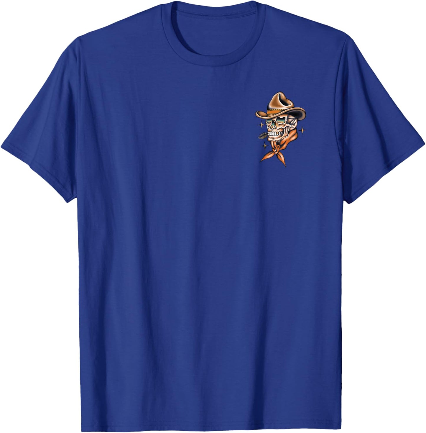 Vintage Cowboy American Traditional Tattoo Old School Flash T-Shirt - T-Shirt | Royal