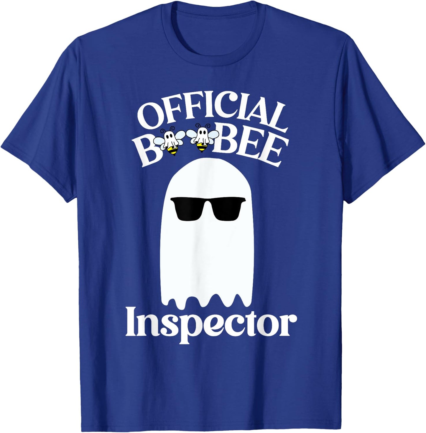 Boo-Bee Inspector Lazy DIY Halloween Costume Funny Ghost T-Shirt - T-Shirt | Royal