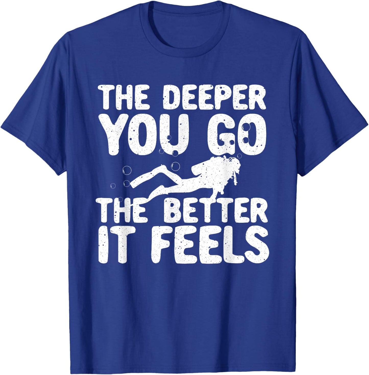 Funny Scuba Diving Themed Design Women Scuba Dive T-Shirt - T-Shirt | Royal