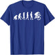 Evolution of Humanity to BMX Bike T-Shirt - T-Shirt | Royal