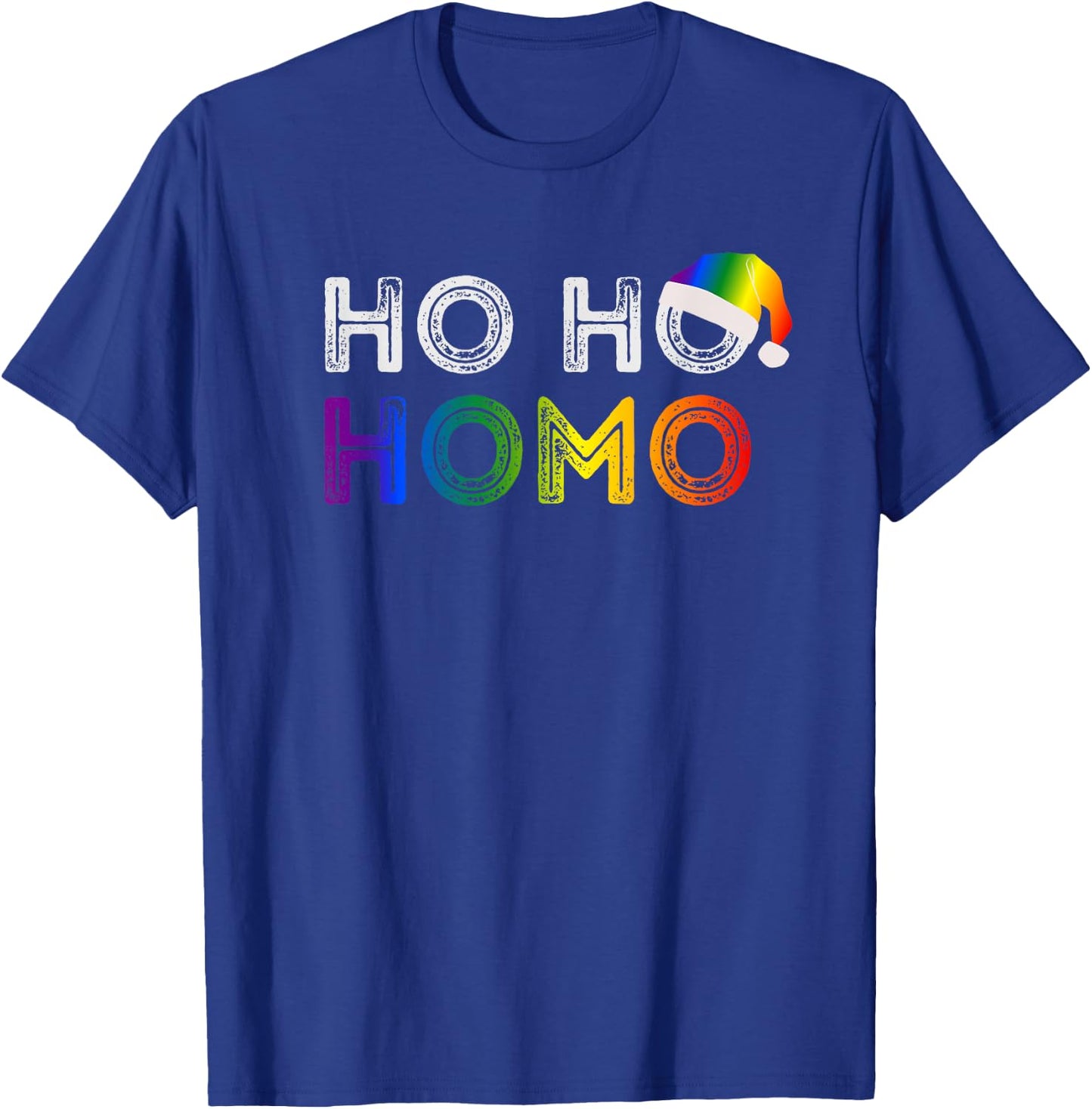Ho Ho Homo homosexual gay pride T-Shirt - T-Shirt | Royal