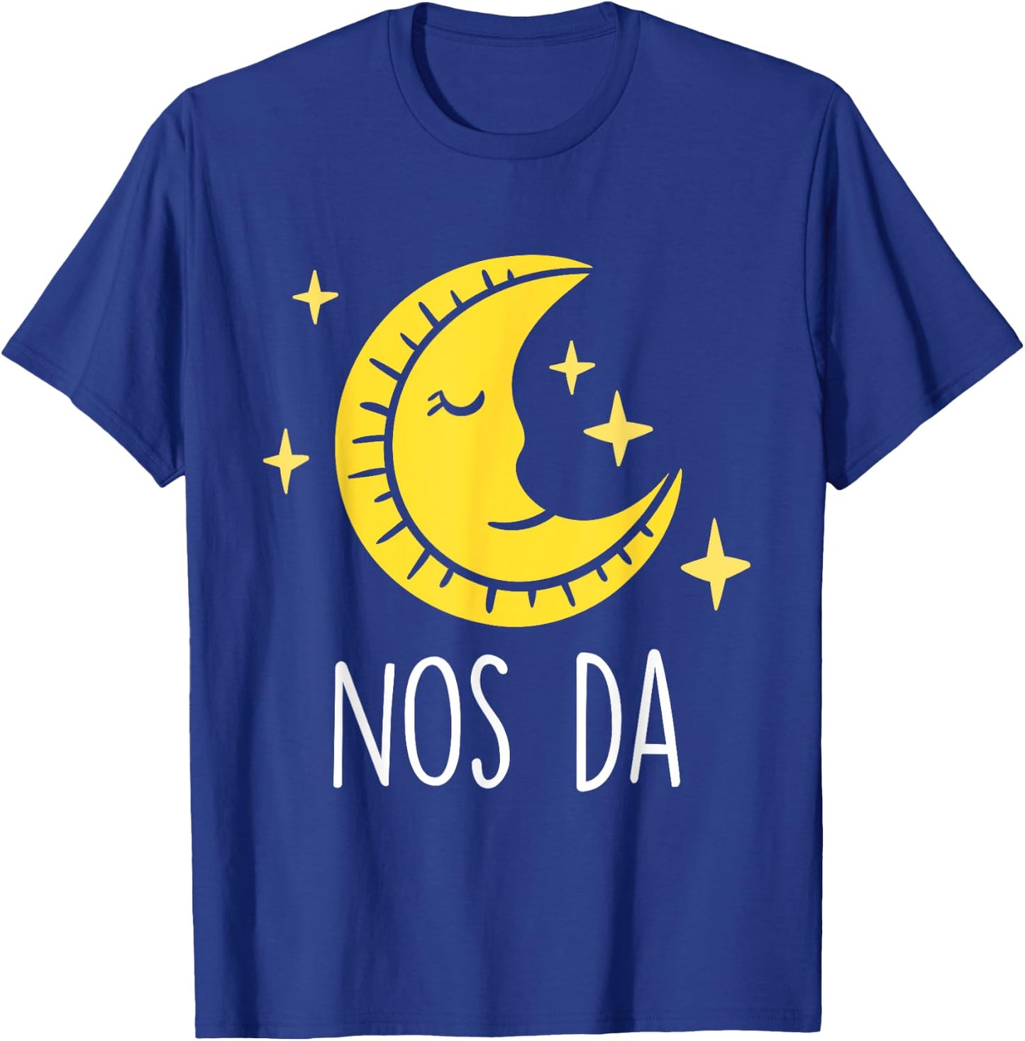 Welsh Pyjama Bed Time Nos Da Good Night Wales T-Shirt - T-Shirt | Royal