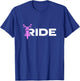 Motorbike Riding Motorcycle Biker Girls T-Shirt - T-Shirt | Royal