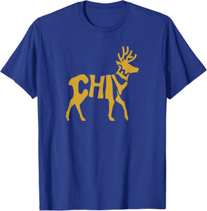 Chile Huemul Deer Word Art - Funny Animal T-Shirt - T-Shirt | Royal