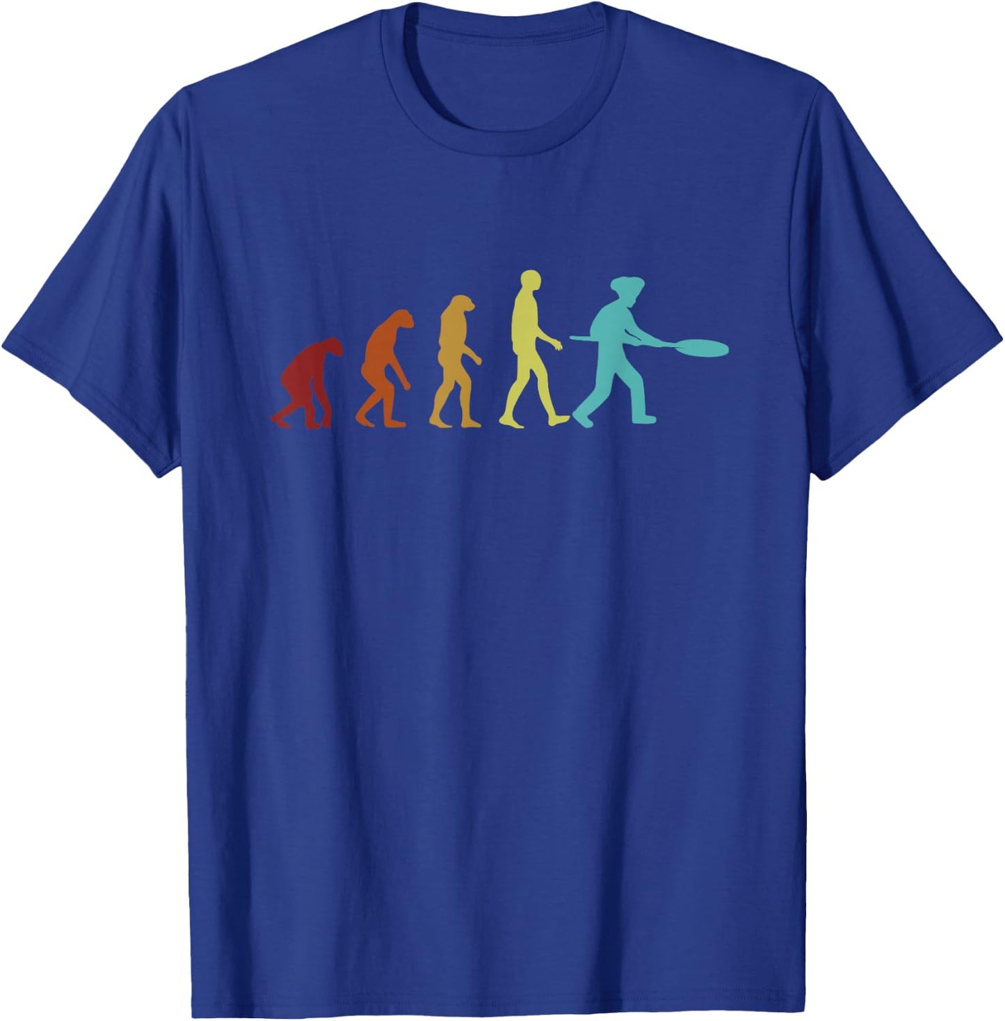 Pizza Evolution Pizzeria Chef Baker Pizzaiolo Pizza Maker T-Shirt - T-Shirt | Royal