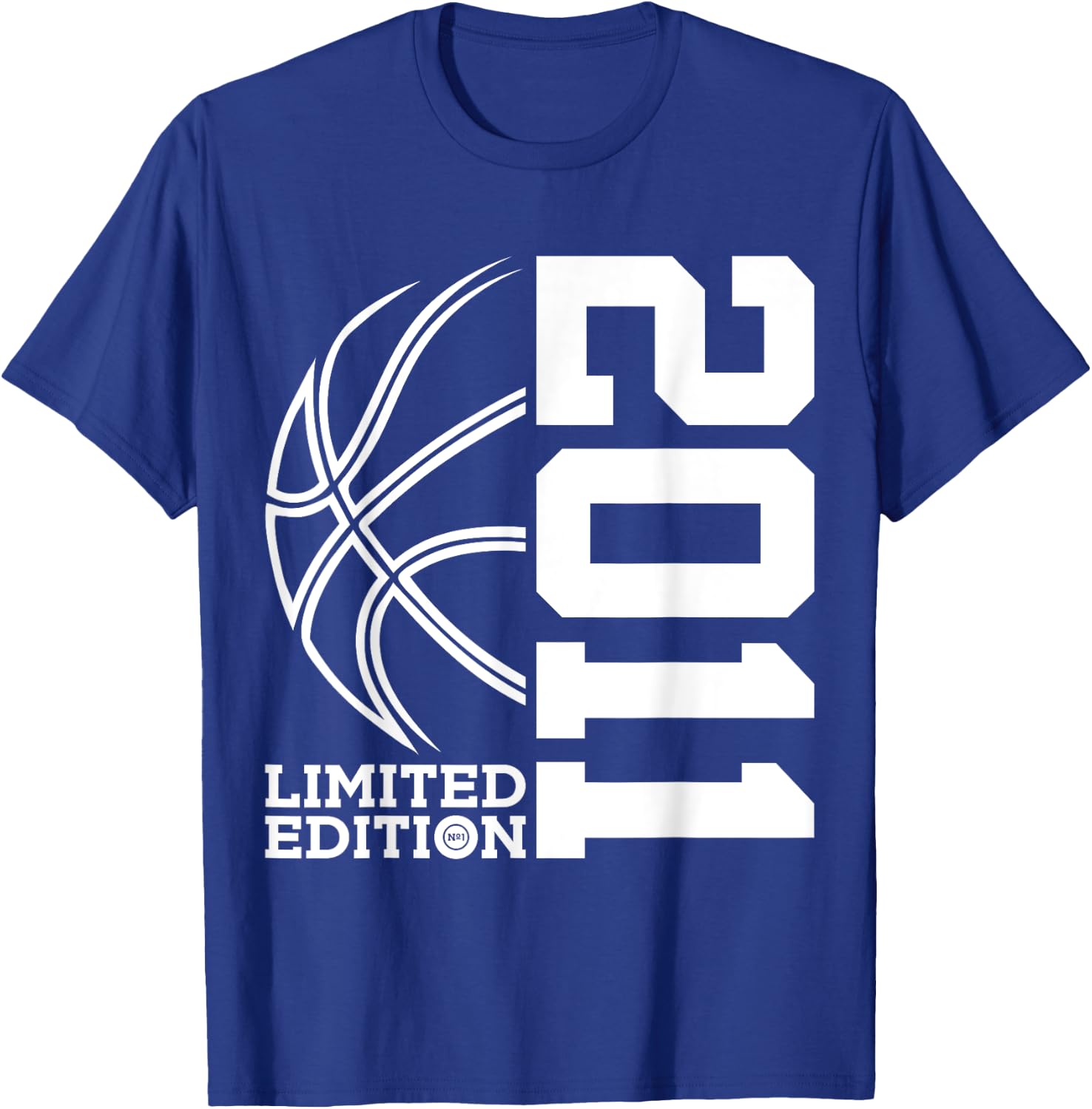 14th BIRTHDAY BASKETBALL LIMITED EDITION 2011 T-Shirt - T-Shirt | Royal
