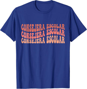 Consejera Escolar Spanish Teacher T-Shirt - T-Shirt | Royal