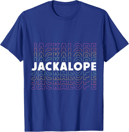 Save The Jackalope Cryptid Jackrabbit Rabbit Bunny T-Shirt - T-Shirt | Royal