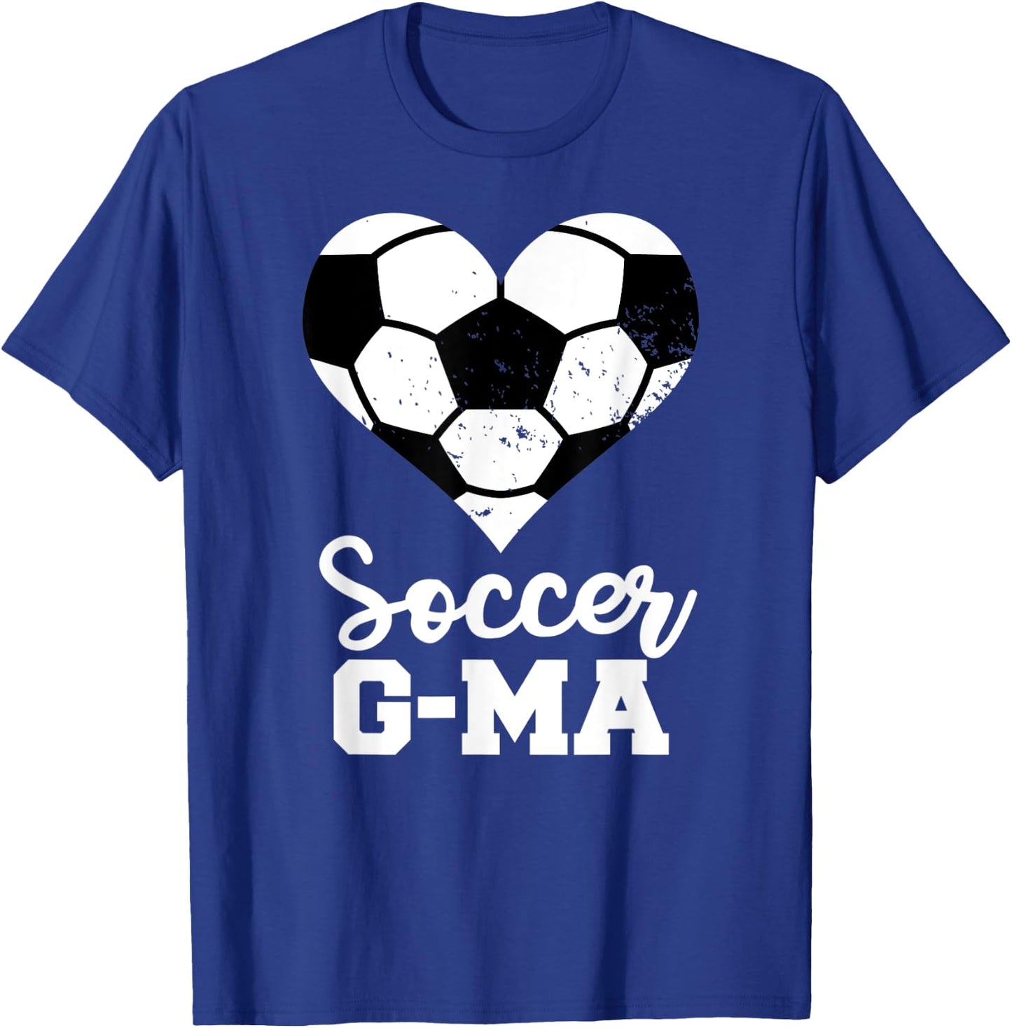 Soccer G-Ma Funny Soccer Heart Grandma G-Ma T-Shirt - T-Shirt | Royal