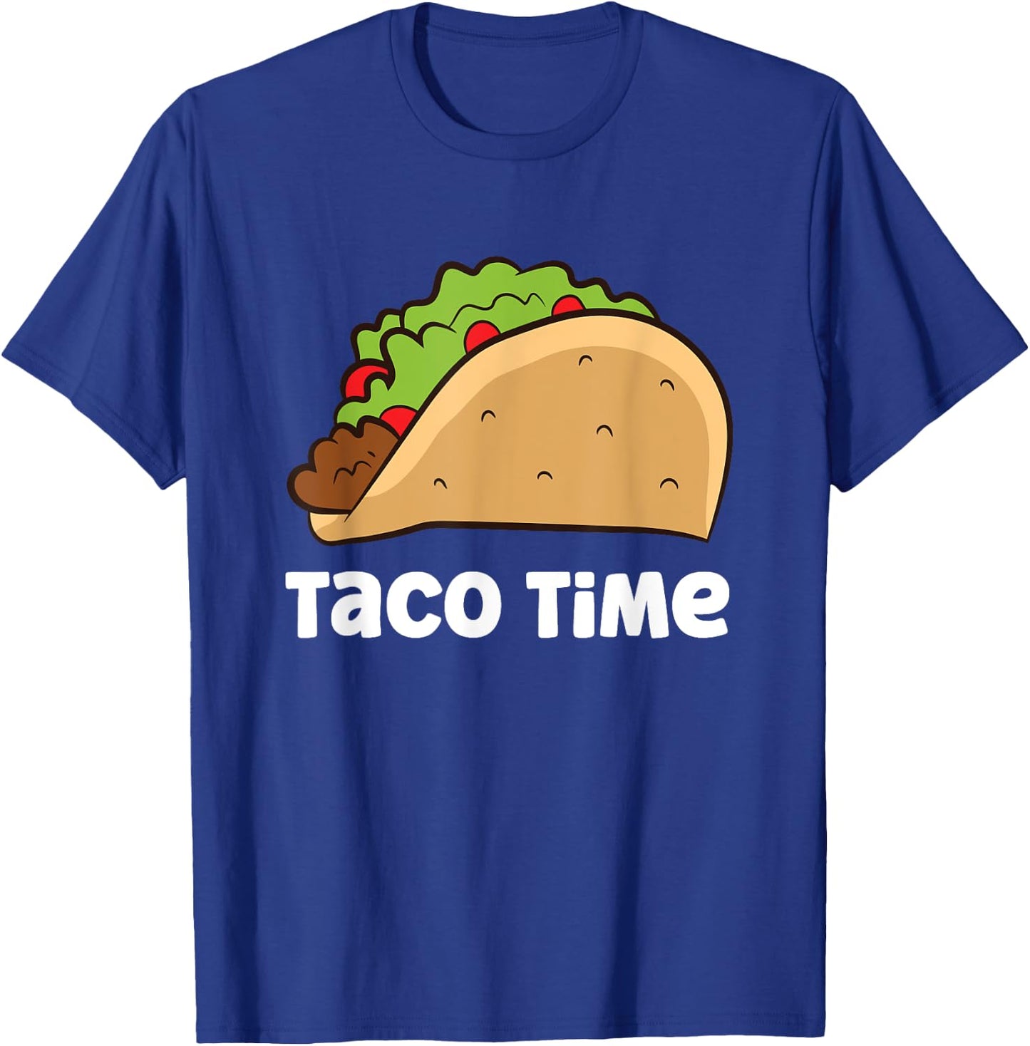 Funny Taco Tuesday It's Taco Time T-Shirt - T-Shirt | Royal