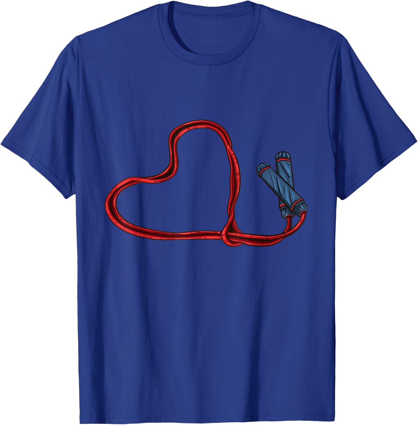 Love Skipping Rope Heart Jump Rope Lover T-Shirt - T-Shirt | Royal
