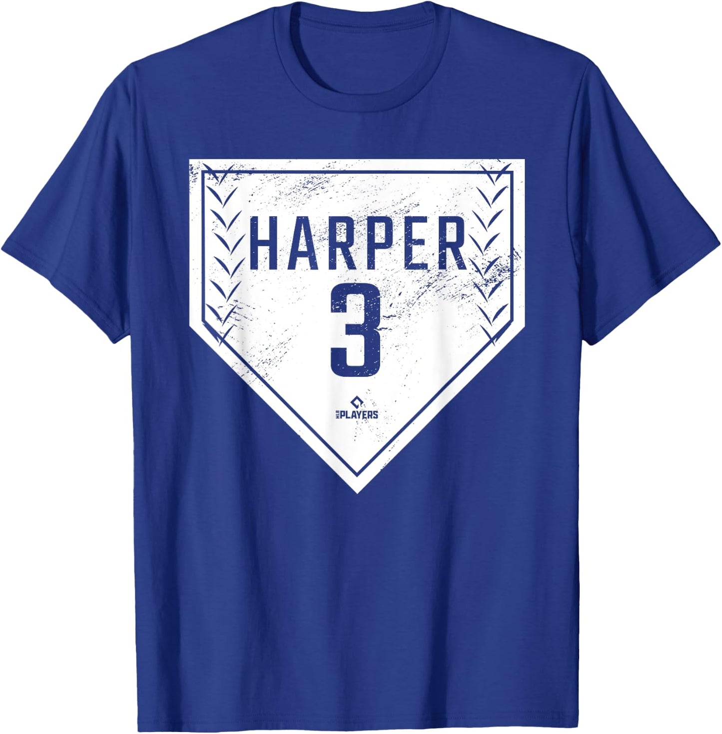 Home Plate Gameday Bryce Harper Philadelphia MLBPA T-Shirt - T-Shirt | Royal