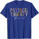 Physical Therapy Squad Leopard Plaid Appreciation Therapist T-Shirt - T-Shirt | Royal