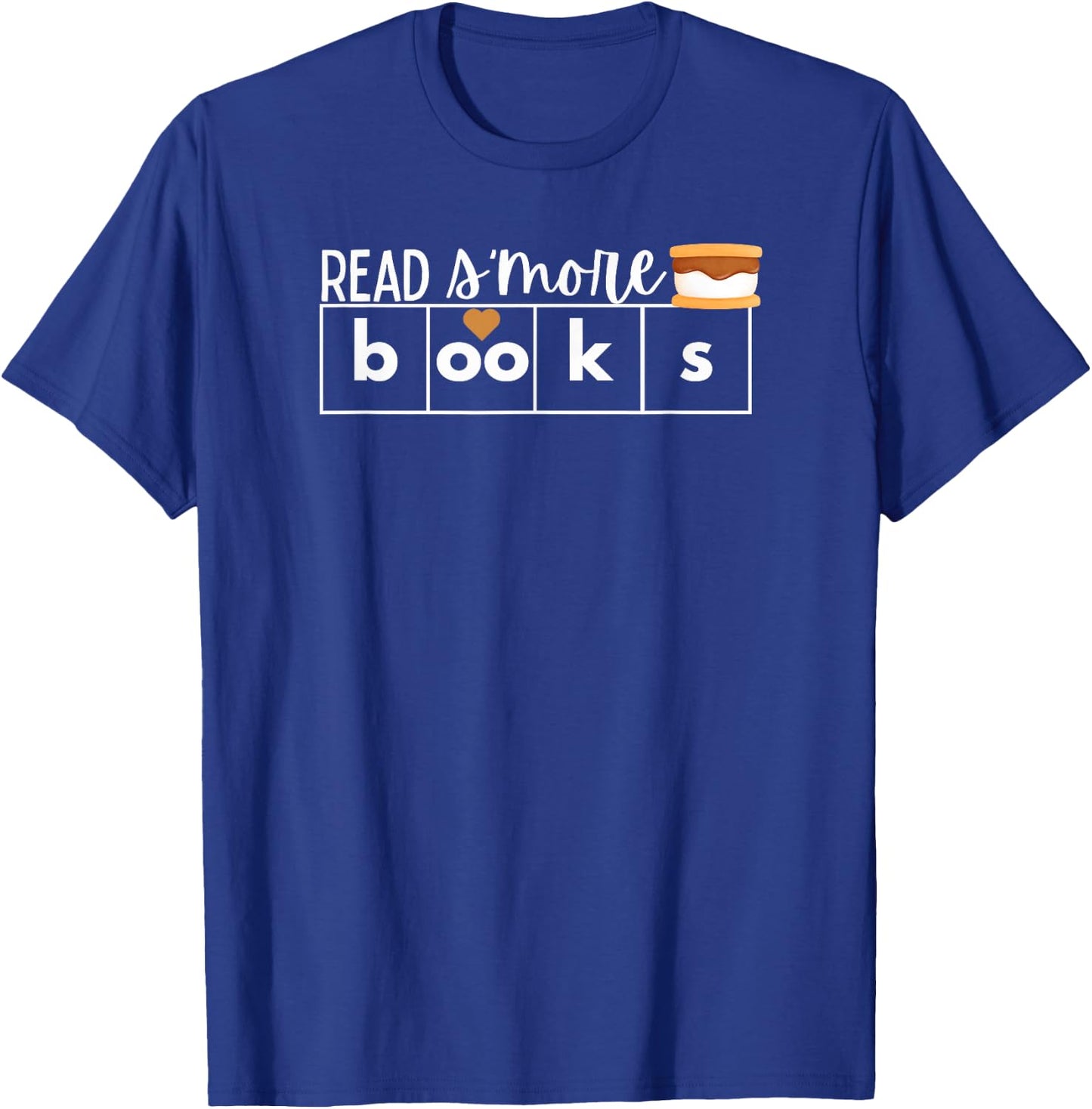 Read S'More Books Camping Themed Literacy Night T-Shirt - T-Shirt | Royal