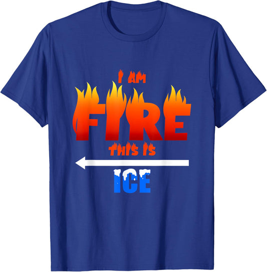 Funny Ice and Fire Costume Halloween Family Matching Women T-Shirt - T-Shirt | Royal
