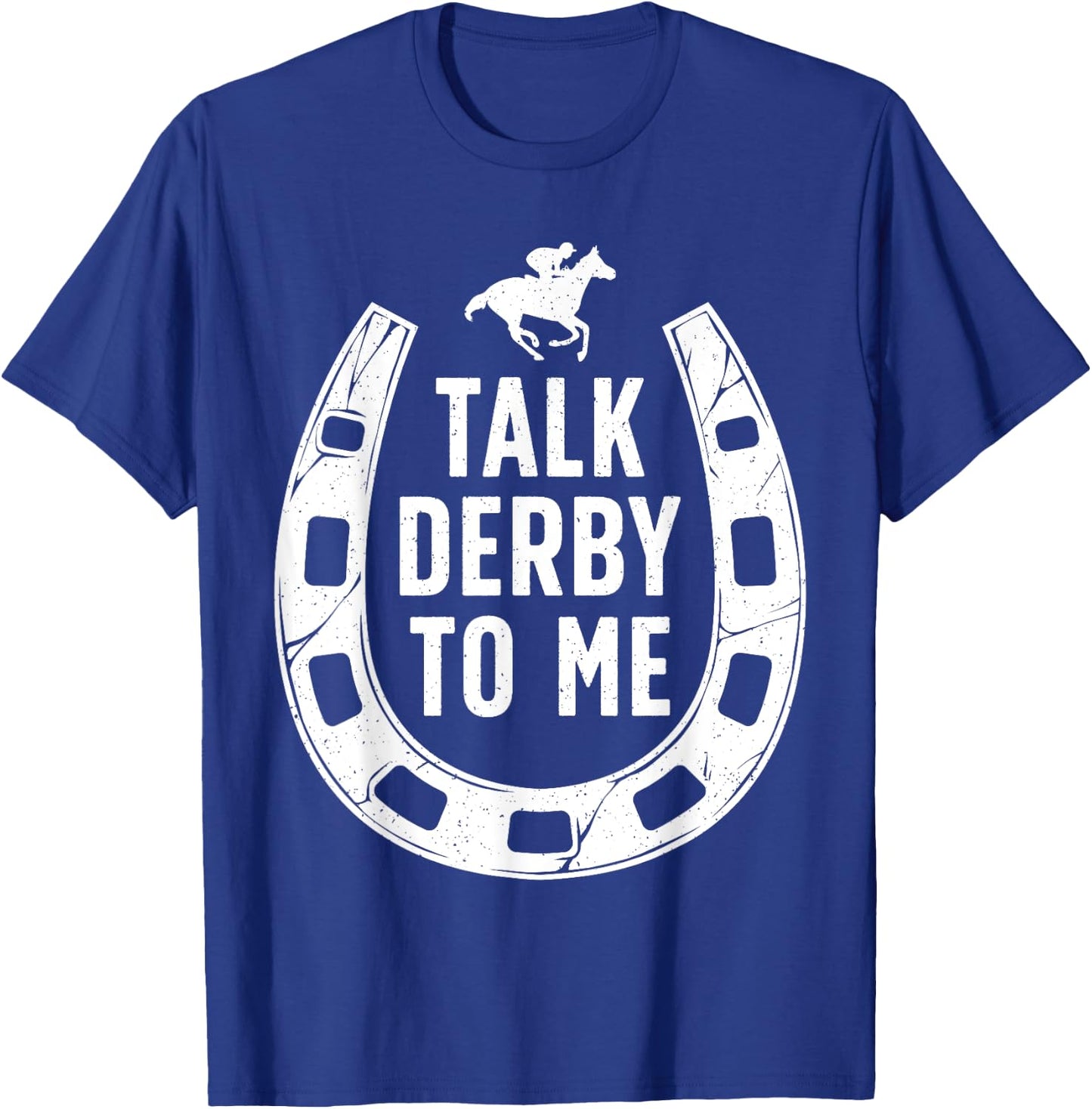 Funny Horse Racing Design Women Derby Horse Racing T-Shirt - T-Shirt | Royal