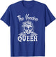 The Voodoo Queen Funny Halloween Skull Costume Mom Aunt Gift T-Shirt - T-Shirt | Royal