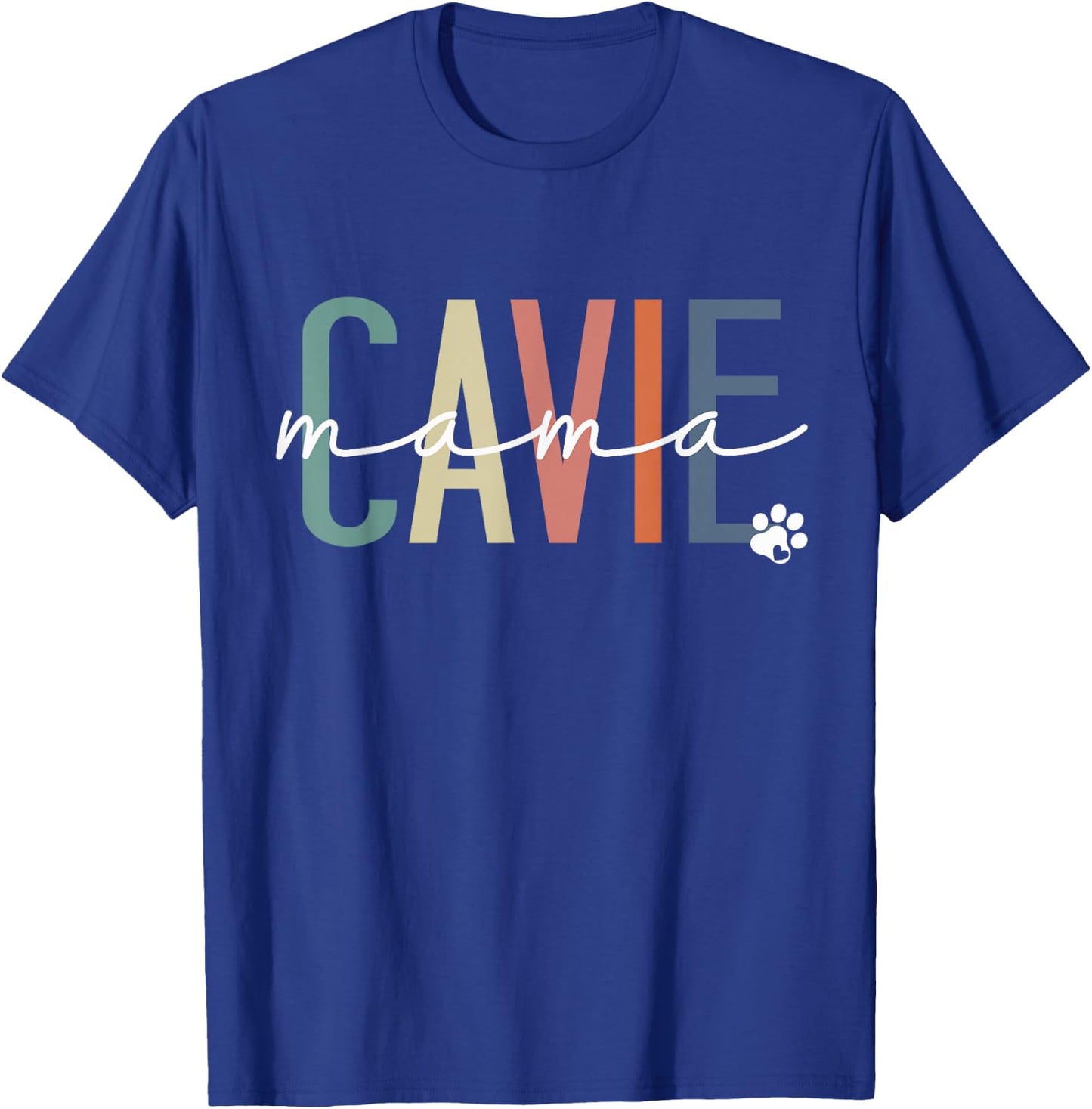 Cavie Mama Cavalier King Charles Spaniel Dog Mom Mothers Day T-Shirt - T-Shirt | Royal