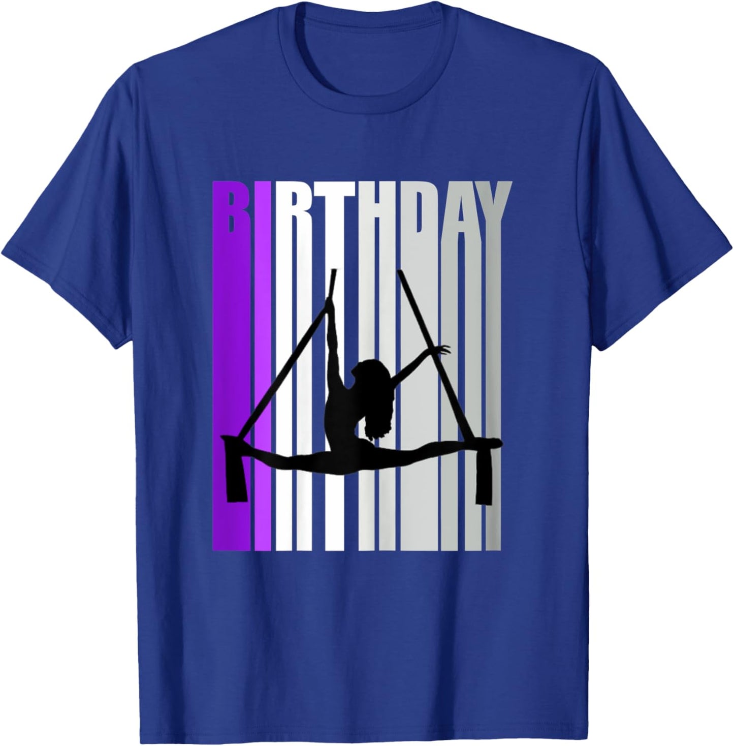 Pretty Purple Kids Air Dancer Birthday Aerialist Train Girl T-Shirt - T-Shirt | Royal