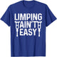 Funny Broken Leg Designs For Kids Men Women Foot Recovery T-Shirt - T-Shirt | Royal