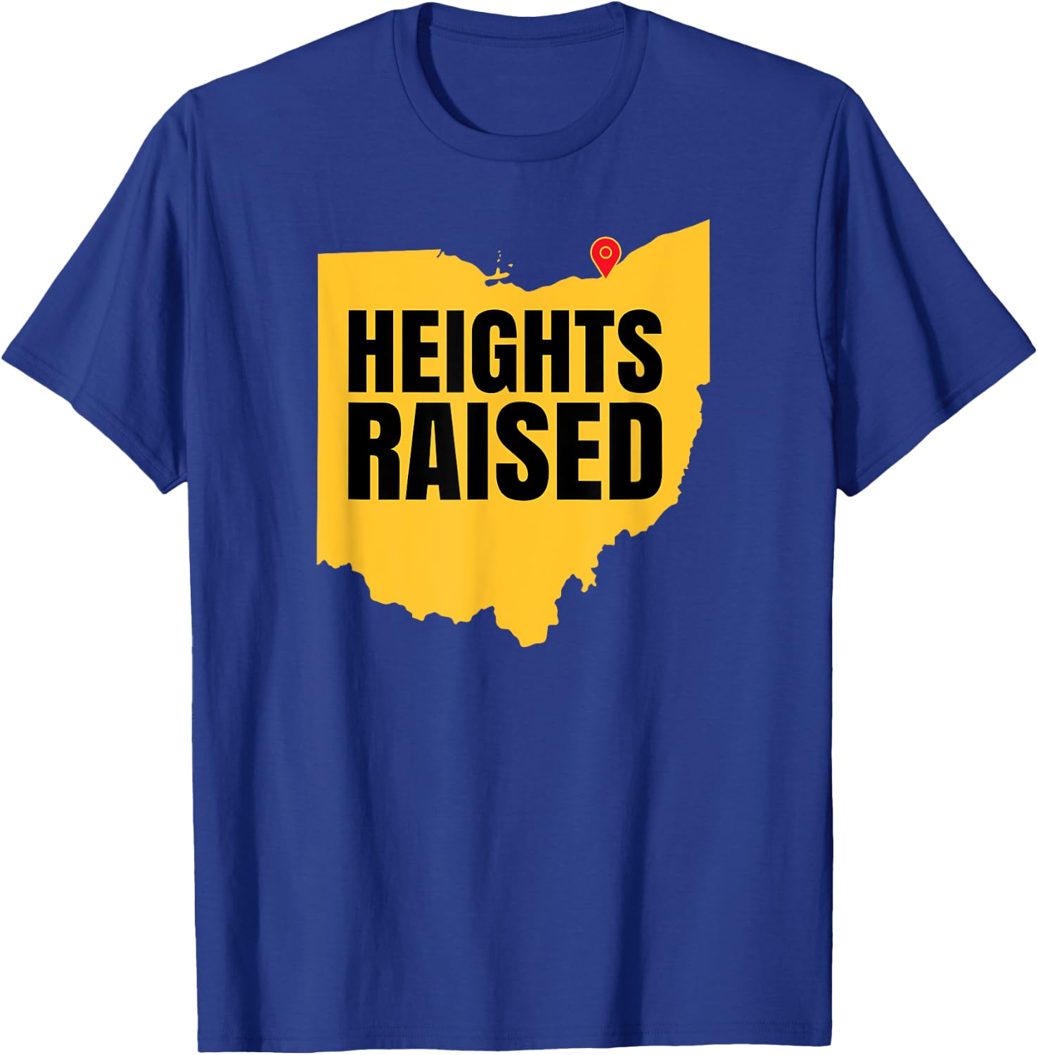 Heights Raised - The Cleveland Heights 2023 T-Shirt - T-Shirt | Royal
