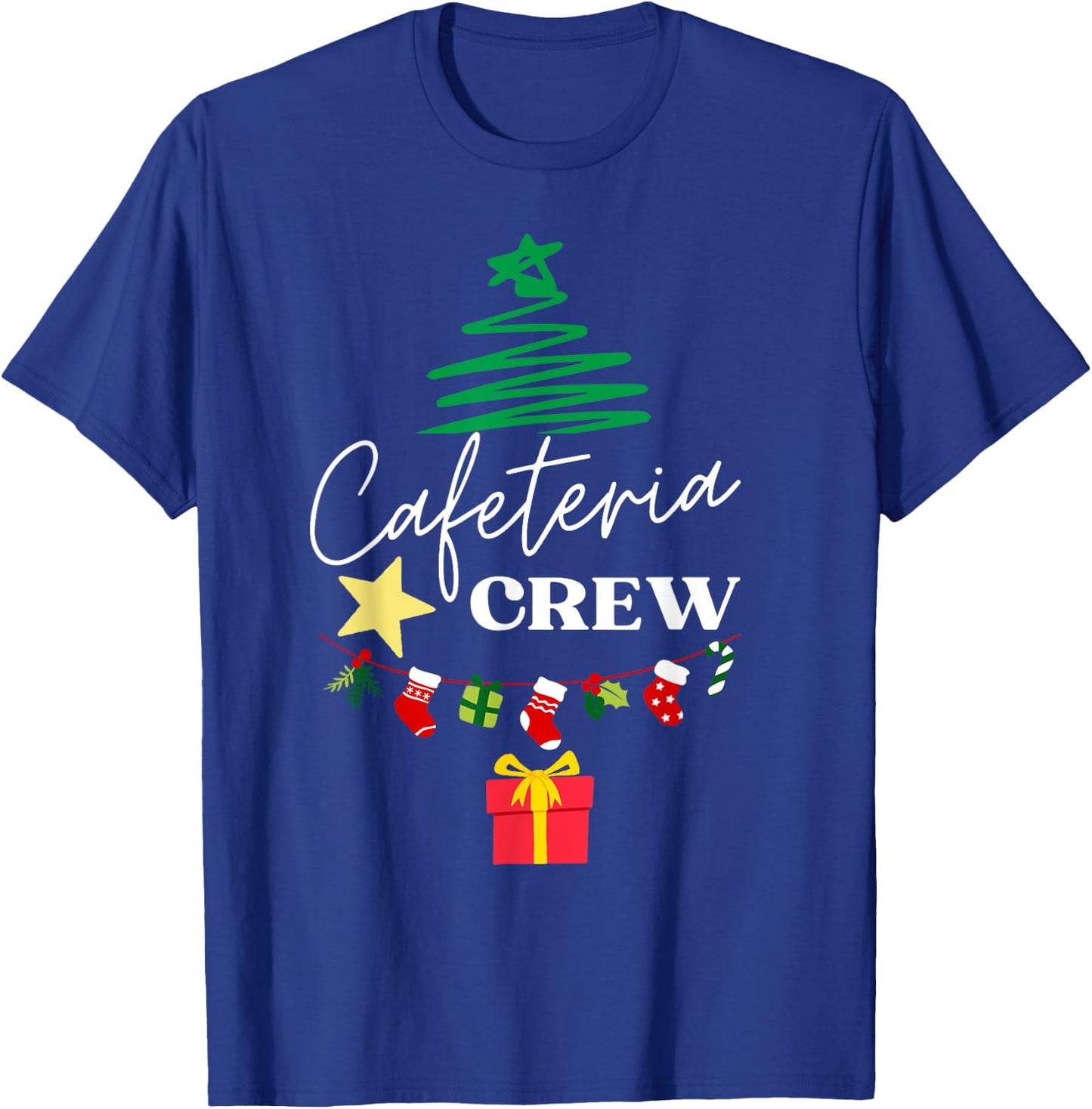 Cafeteria Lunch Lady Crew Christmas Matching Women's Christmas - Black, Small T-Shirt - T-Shirt | Royal