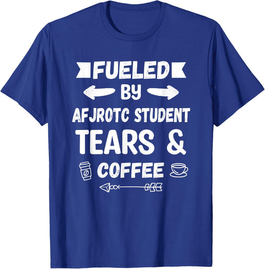 AFJROTC Instructor Coffee Lover USAF Junior ROTC T-Shirt - T-Shirt | Royal