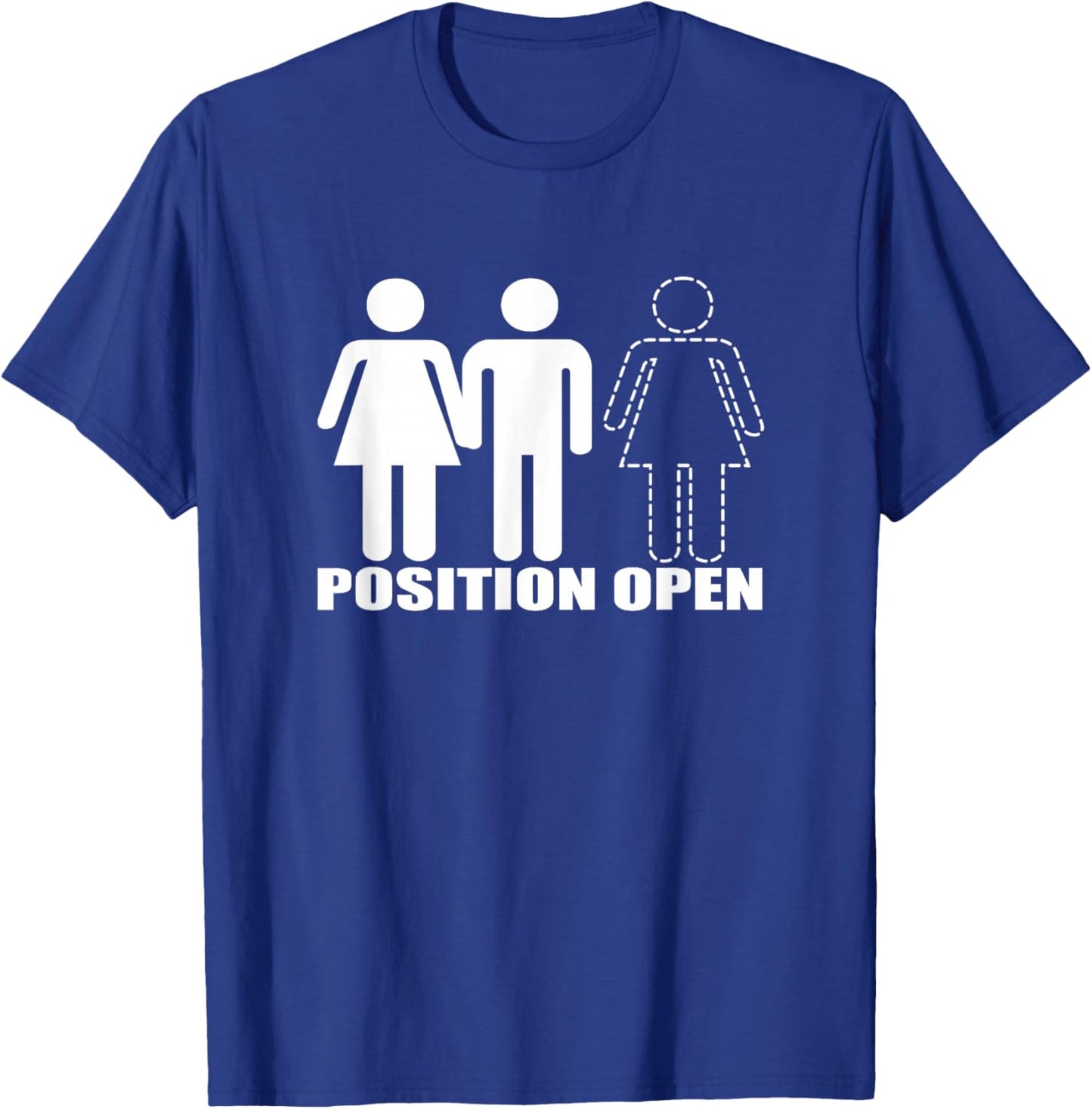 Position Open - Female Male Female - Swingers T-Shirt - T-Shirt | Royal