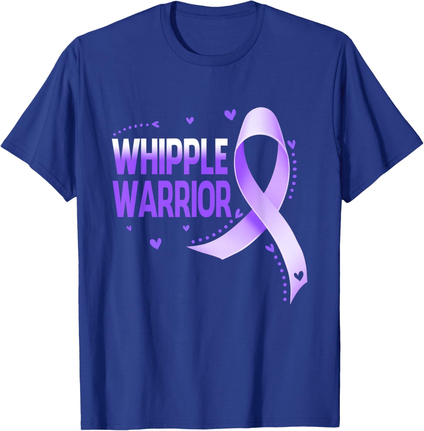 Whipple Warrior Pancreatic Cancer Awareness Ribbon T-Shirt - T-Shirt | Royal