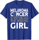 Melanoma messed with the wrong girl Melanoma Cancer T-Shirt - T-Shirt | Royal