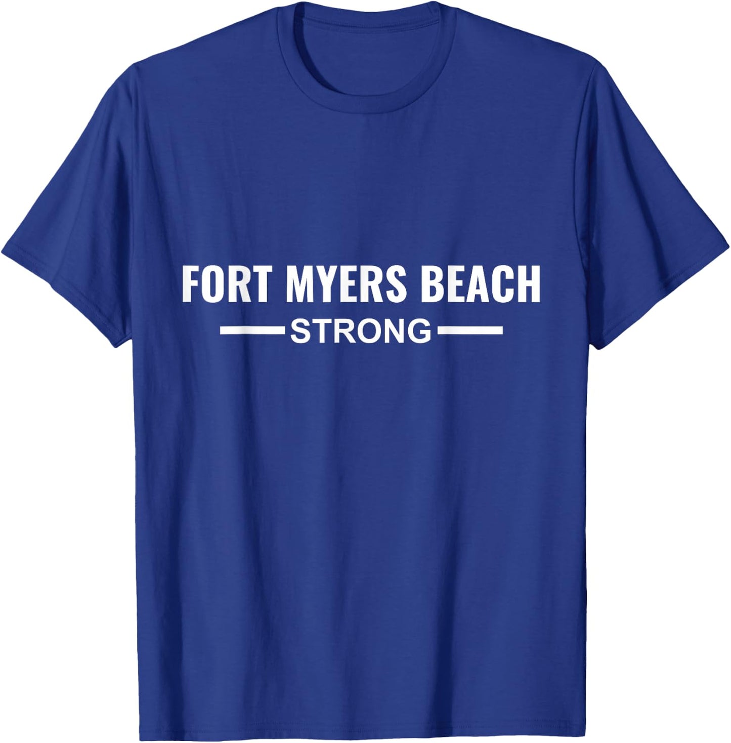 Fort Myers Beach Strong Community Strength Prayer Support T-Shirt - T-Shirt | Royal
