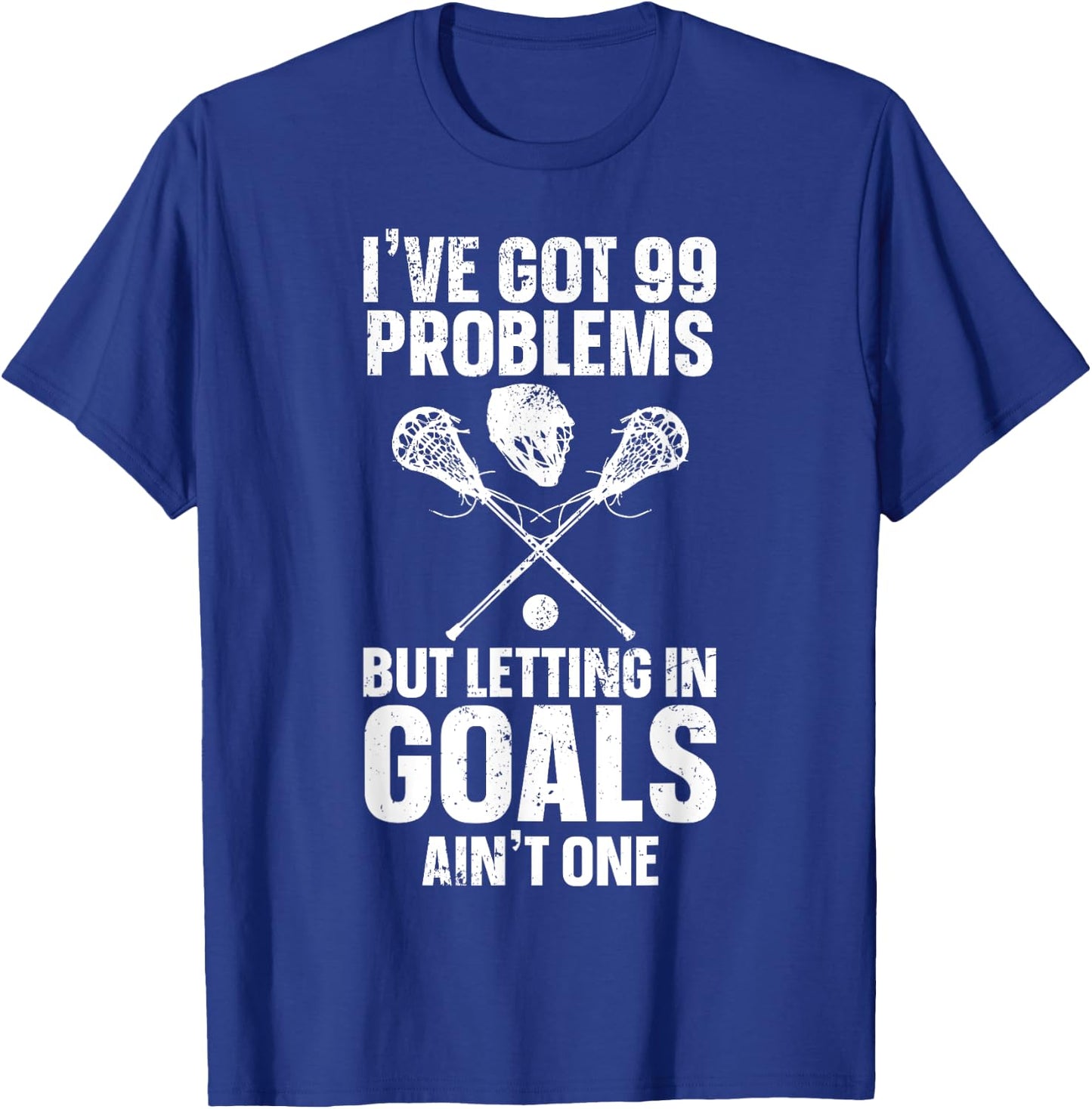 Lacrosse Goalie Lax Goalkeeper Lacrosse Player Definition T-Shirt - T-Shirt | Royal