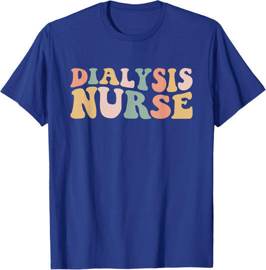 Dialysis Nurse Nephrology Technician Registered Nurse Kidney T-Shirt - T-Shirt | Royal