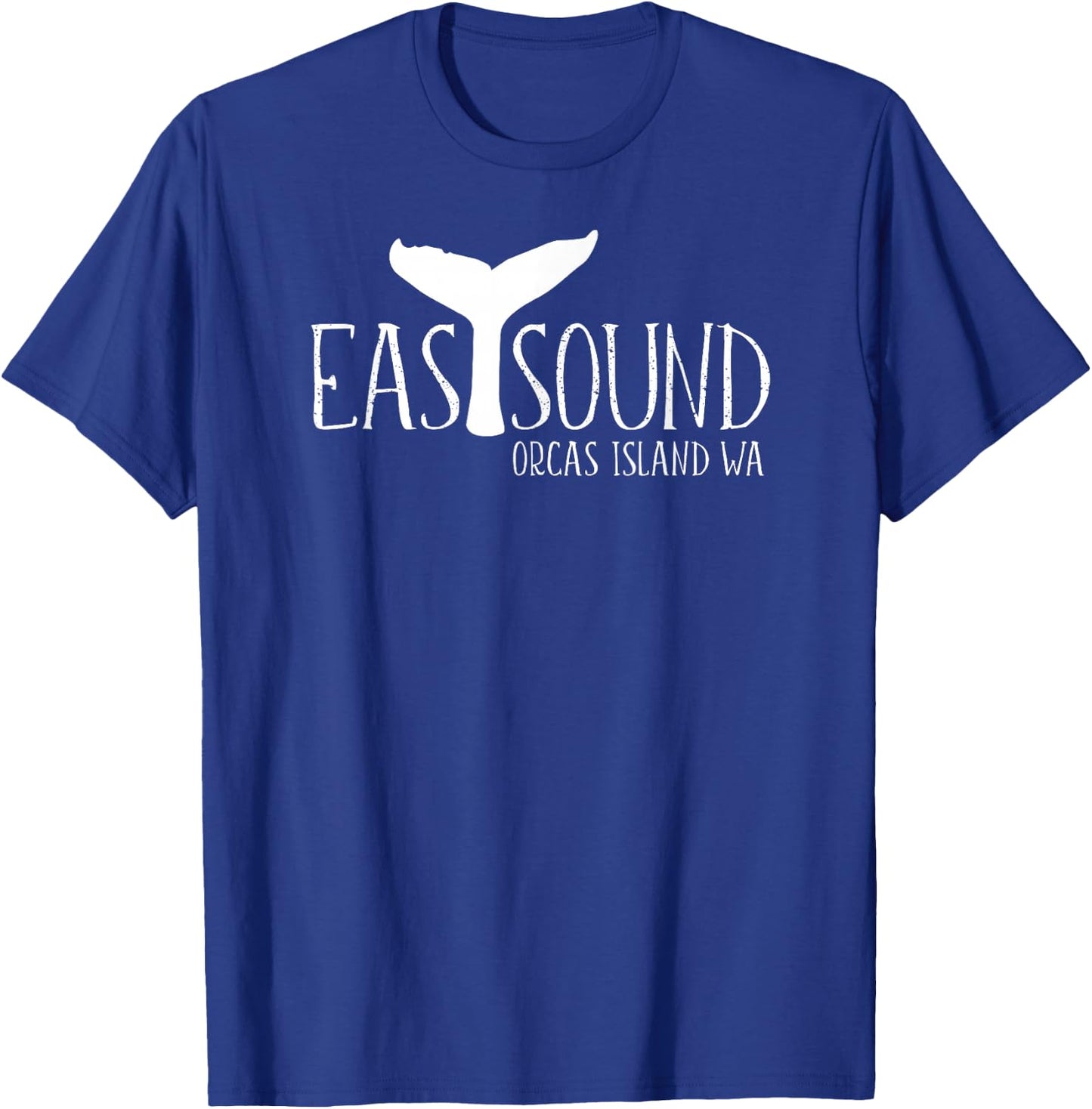 Eastsound Orcas Island Whale Tail San Juans Whale Watching T-Shirt - T-Shirt | Royal
